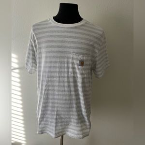 Vintage Carhartt Shirt Mens XL Workwear Embroidered Logo Work Pocket Tee